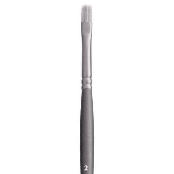 Jack Richeson Grey Matters Series 9824 Long Handle Sz 2 Bright Synthetic Acrylic Brush