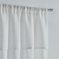 thumbnail image 4 of Mainstays Sheer Curtain Panel Pair with Attached Valance, Set of 2, White, 37"W x 84"L, 4 of 5