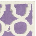 thumbnail image 2 of SAFAVIEH Newport Jeanette Geometric Cotton Area Rug, Purple/White, 2' x 3', 2 of 4