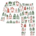 thumbnail image 2 of FORMRS Long Sleeve Top and Pants Pajama Set for Niños 2-Piece Sleepwear, Sizes 18M-8Y, White Christmas House, 2 of 6