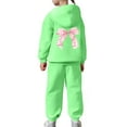 thumbnail image 7 of Boys Tracksuit Size 6 Bow Graphic Hoodie Pullover Tops Pants Jogger Set Loose Fit Hoodie Sets 2 Pieces Boys Sweat Suit Back To School Clothes for Boys, 7 of 7