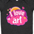 thumbnail image 4 of Inktastic Artist I Love Art Girls Baby Bodysuit, 4 of 5