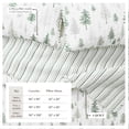 thumbnail image 3 of Lodge Quilt Set - Lightweight, Soft, All-Season - 2-Piece Reversible Rustic Bedding Set (Twin / Twin XL, Grey / Green), 3 of 6