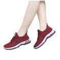 thumbnail image 5 of Yindaity Mesh Women Shoes Sneakers Womens Running Shoes Walking Tennis Gym Fashion Sneakers Athletic Casual Comfortable Breathable Jogging Shoe Women'S Running Shoes Red,7, 5 of 9