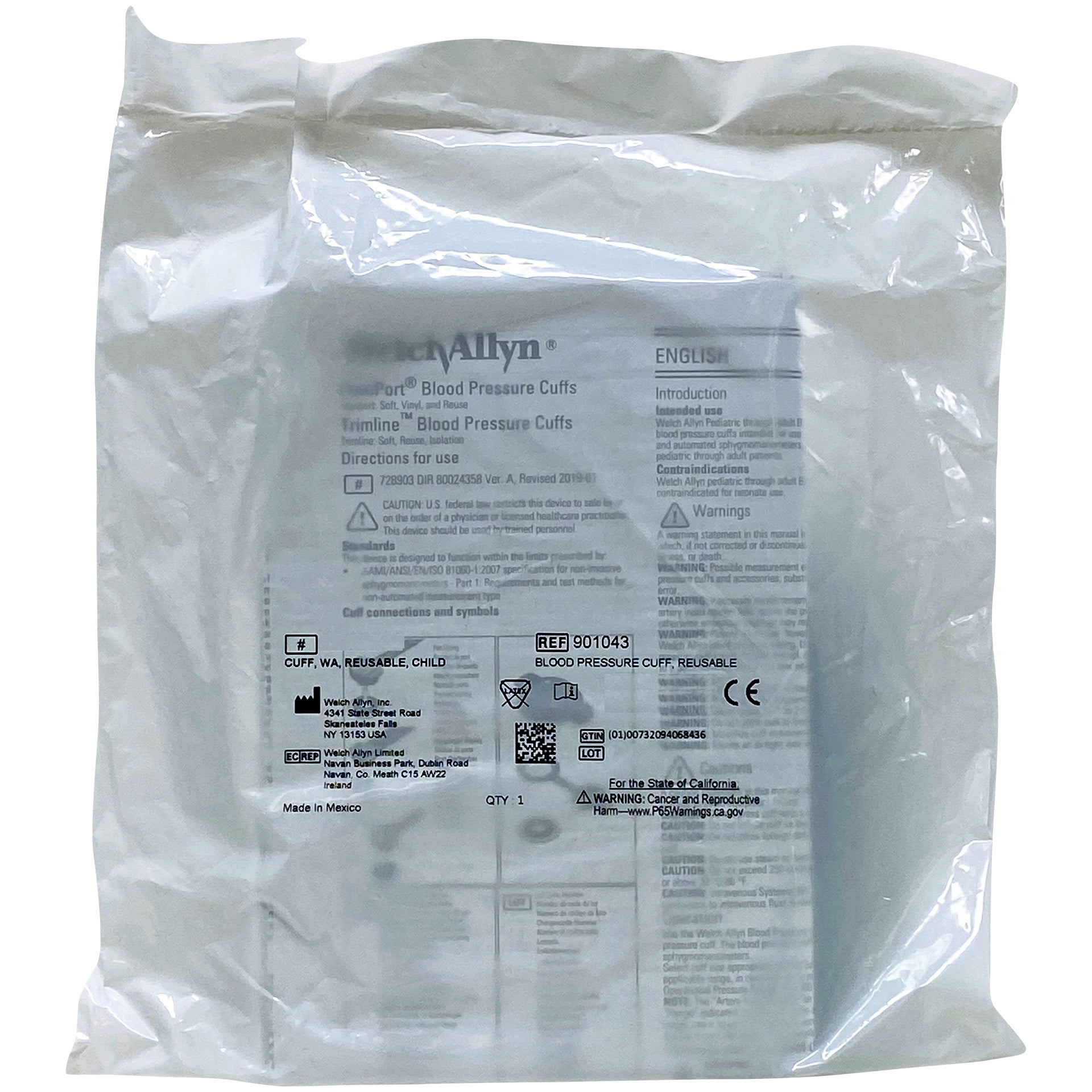 Welch Allyn FlexiPort Reusable Blood Pressure Cuff