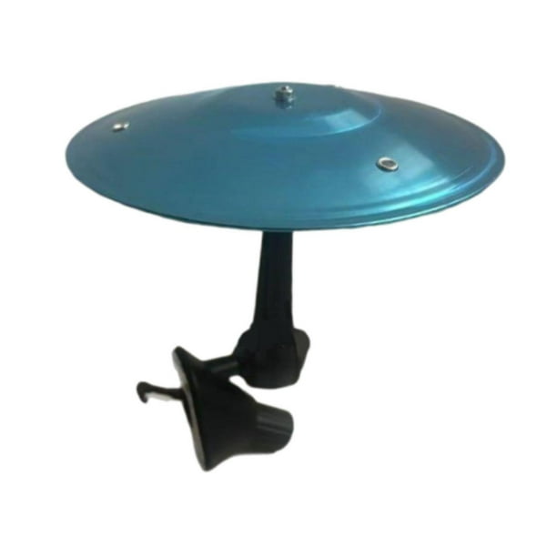 Platillo de coche de acero inoxidable con sonido metálico nítido, ideal para montar en la ventilación, ideal para amantes de la música, como regalo , 225 milímetros