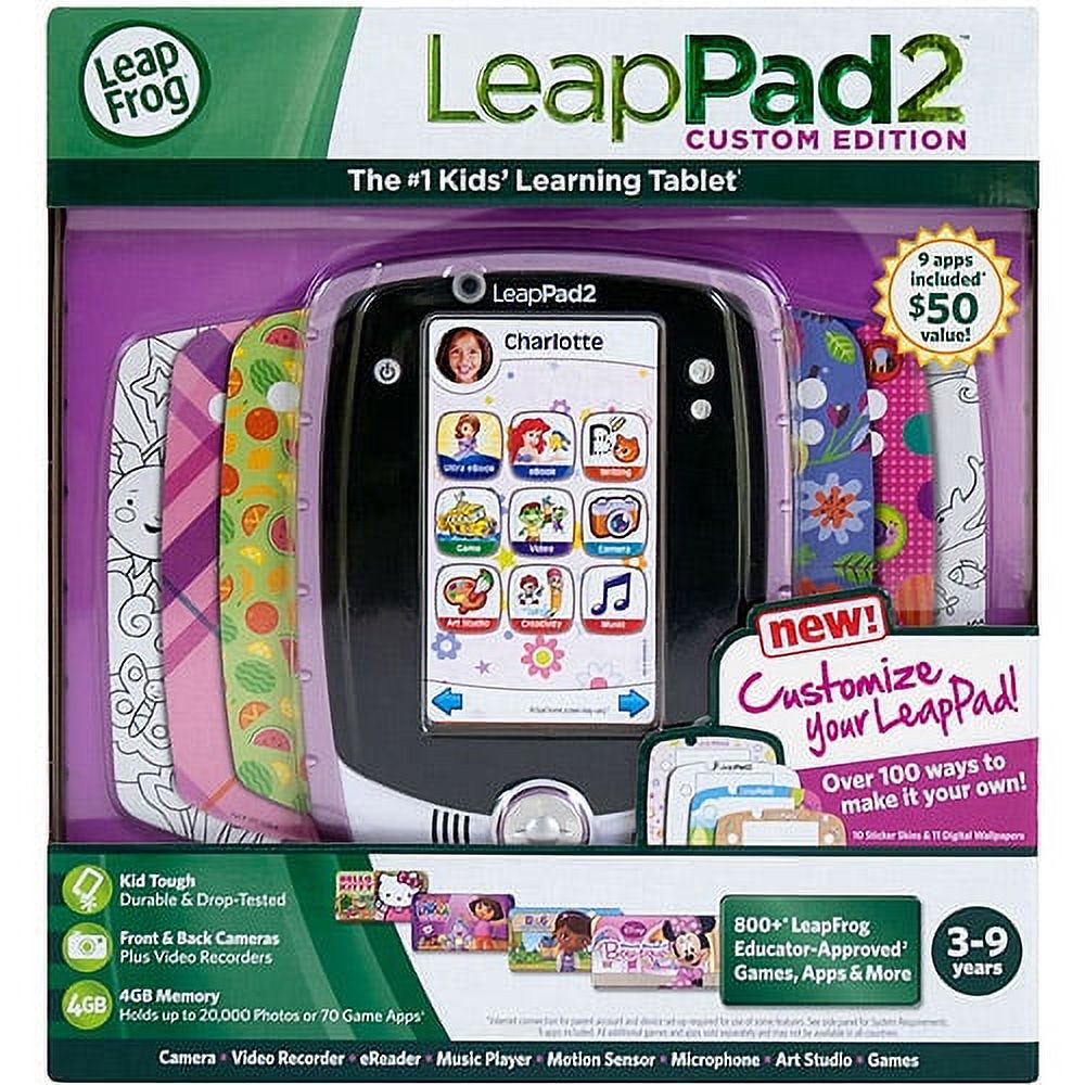 Tablette éducative LeapFrog LeapPad 2 Explorer Rose - Pour Enfants 3-9 Ans, Jeux, Appareil Photo