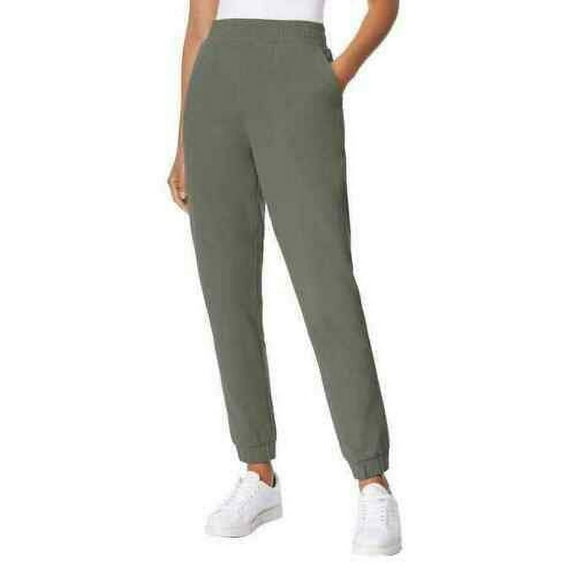 32 Degrees Ladies' Soft Twill Jogger (Olive, XS)