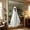 white2, variant on WOHAPY Upgrade Removable Halloween Ghost Wall Stickers, Pumpkin Candle Vinyl Decals, Spooky Cute Wall Decor for Living Room Bedroom Mirror