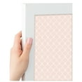 thumbnail image 4 of PinPix ArtToFrames 16x22 Custom Cork Bulletin Board Baby Pink Chain   Poster Board Has a Fabric Style Canvas Finish, Framed in Satin White Frame (PinPix-575), 4 of 6