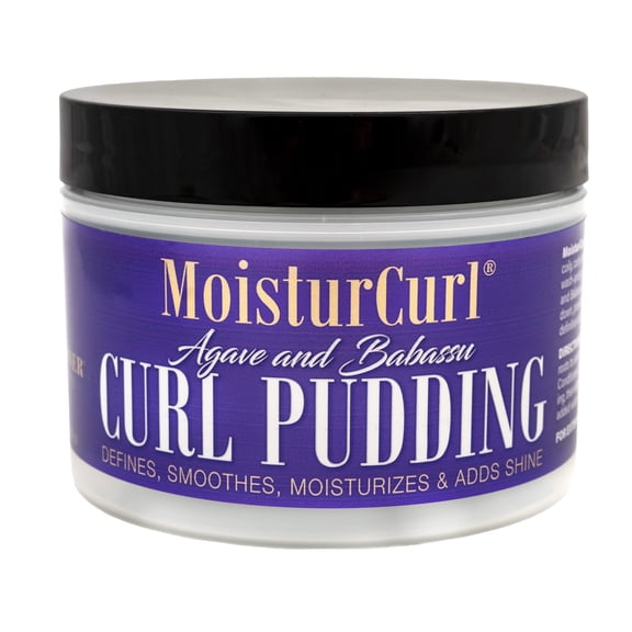 MoisturCurl Curl Pudding 8oz - Shine, Hydrate, Elongates & Defines Curls & Great for Twists