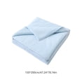 thumbnail image 6 of Clearance! YZEGDCH Cooling Blankets, Summer Blanket Thin Lightweight Breathable Soft Double Side Enhanced Cooling for Bed Couch Sofa, Keep Cool for Night Sweats, Gift for Mom Dad, 6 of 6