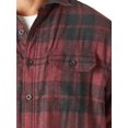 thumbnail image 4 of Wrangler Men's Sherpa Lined Flannel Heavyweight Shirt Jacket, 4 of 6