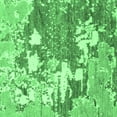 thumbnail image 1 of Ahgly Company Indoor Square Abstract Emerald Green Modern Area Rugs, 8' Square, 1 of 4