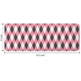 thumbnail image 7 of Pink and Black Argyle Pattern Kitchen Rug Mat,Kitchen Runner Rugs Non Skid Washable,Decorative Kitchen Floor Mats for Kitchen,Sink,Laundry,17"x47.2", 7 of 7