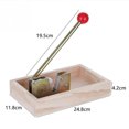 thumbnail image 2 of Máquina peladora de macadamia multifuncional con abridor de tuercas con mango de Metal estantes de almacenamiento de madera resistente de apertura rápida para almendras y avellanas, 2 of 9