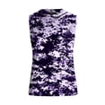 thumbnail image 5 of Zylanna Men's Sleeveless Hooded Tank Top, Lightweight Camouflage Breathable Moisture Wicking Summer Pullover Tops Gym Workout Purple, 5 of 9