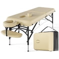 thumbnail image 2 of Professional Massage Table Portable Folding Lightweight Facial Solon  Tattoo Bed Height Adjustable with Carrying Bag &; Aluminium Leg Hold Up to, 2 of 6