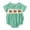 Z05-Green, variant on Newborn Baby Girl Cotton Summer Clothes Vintage Floral Romper Square Neck Short Sleeve Bodysuit Jumpsuit,A,12-18 Months