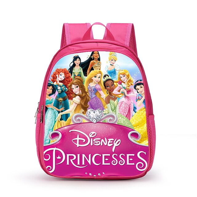 12 Inch Disney Snow White Princess Cinderella School Bag Kindergarten Backpack Fashion Toddler Girl Bookbag Shoulder Bag Mochila