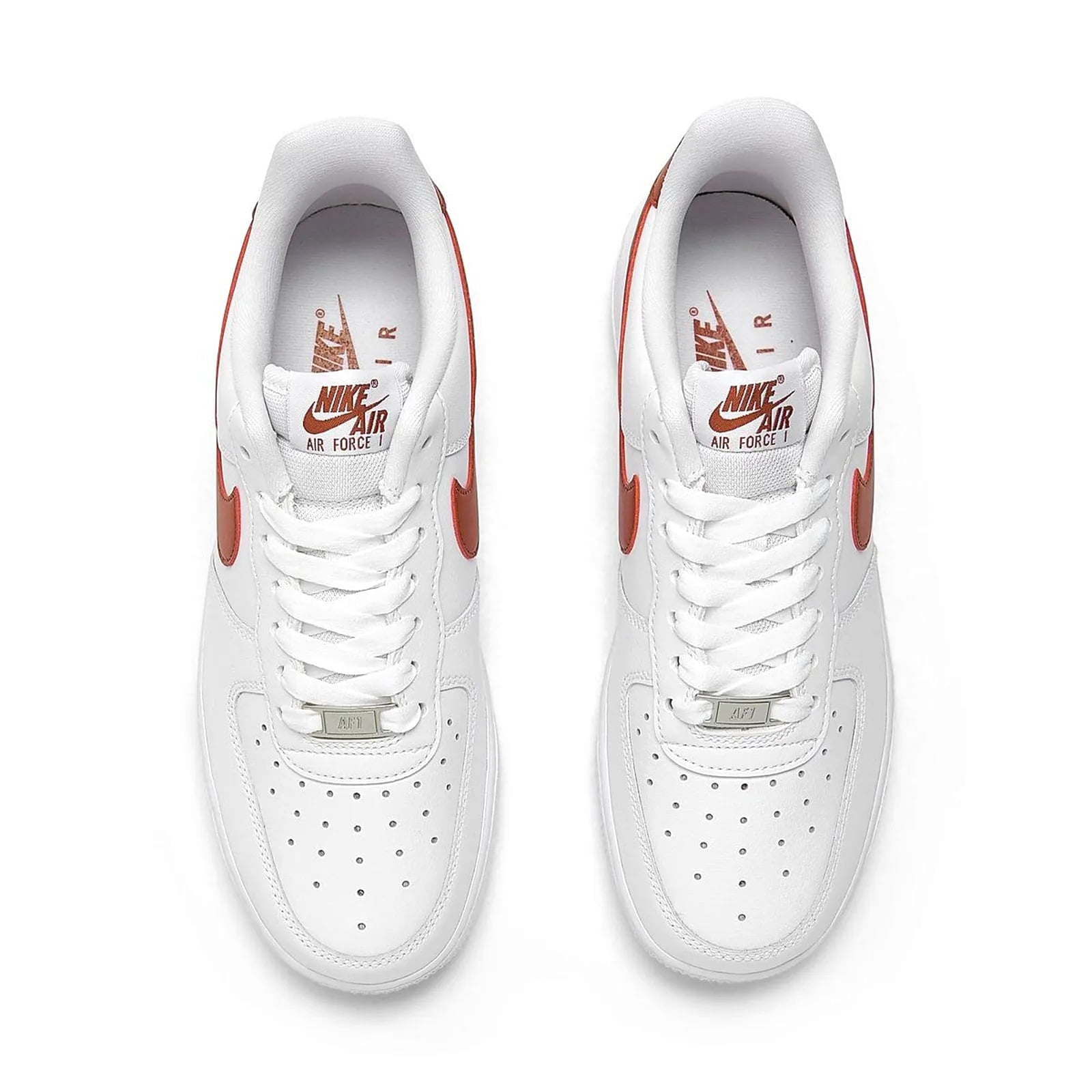 Women's Nike Air Force 1 '07 White/Rugged Orange (DD8959 115) - 10