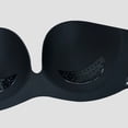 thumbnail image 3 of khonts,Women's Silicone Adhesive Reusable Bras Strapless Sticky Nipple Cover Backless Push up Lift Bras Black B, 3 of 4