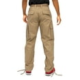thumbnail image 2 of G-Style USA Men's Relaxed Straight Fit Work Cargo Pants 6CP01 - Khaki - 38/34, 2 of 5