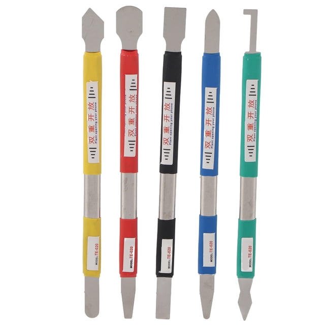 Cuchillo de palanca multifunción, 5 piezas de pegamento para CPU, cubierta trasera de vidrio para palanca, herramienta de desmontaje, cuchillo de palanca, diseño aerodinámico