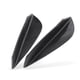 thumbnail image 1 of Riwesomey Paquete de 4 difusores universales de labios para parachoques de coche, alerones adhesivos, divisores de vehículos, protectores contra Automoción decorativa y accesorios Negro brillante, 1 of 8