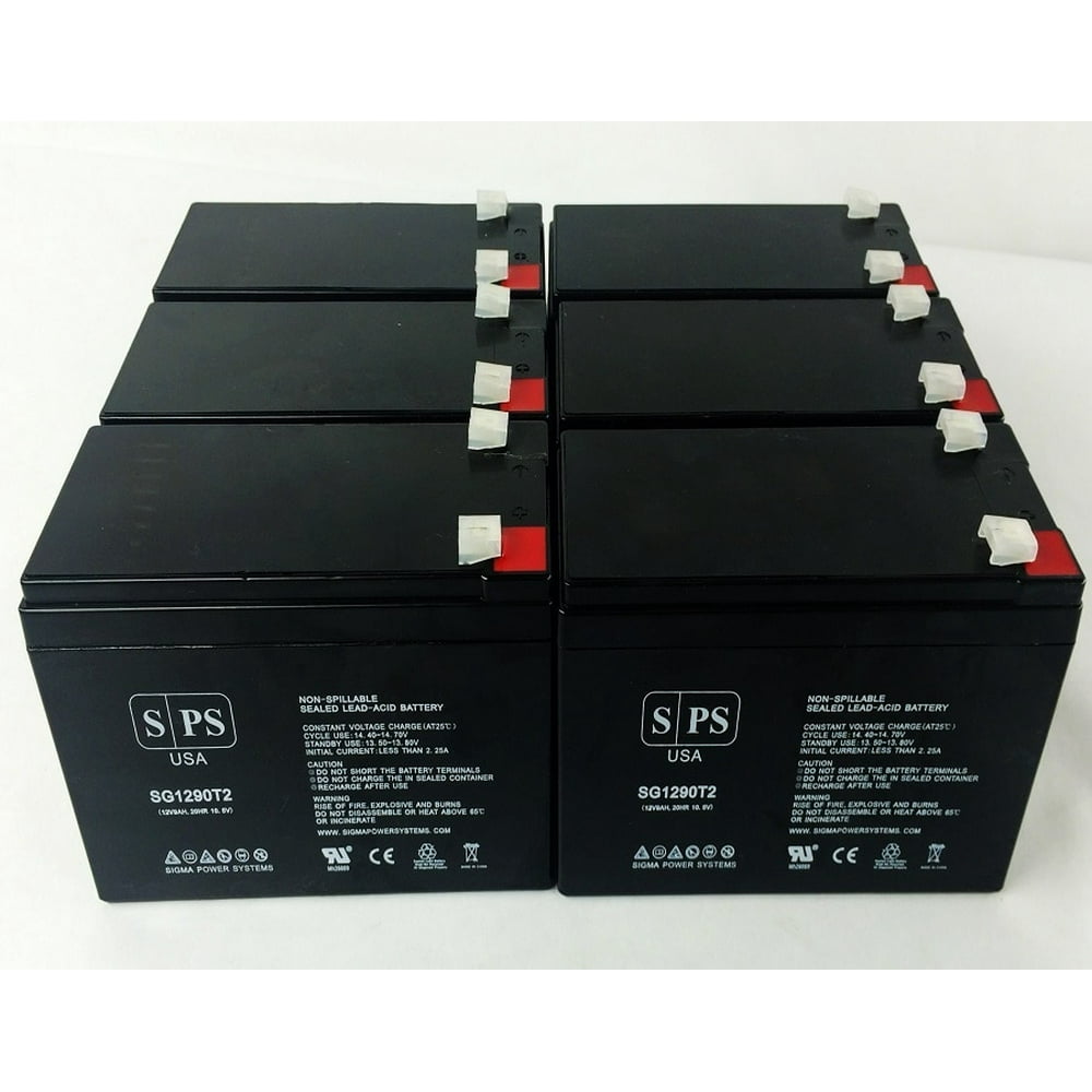 SPS Brand 12V 9Ah Replacement Battery for APC SYBTU2-PLP (Terminal T2 ...