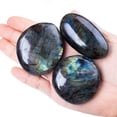 thumbnail image 3 of Labymos Labradorite Palm Stone Crystal - Natural Chakra Reiki Polished Healing Pocket Worry Stone Crystal, 3 of 5