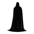 thumbnail image 2 of gótico con capucha Disfraz de Disfraz gótico Medieval Capas de Halloween para adultos Mujeres Hombres Carnaval Festival Foto 110cm Macarena capa capa, 2 of 7
