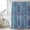 Blue, variant on Vintage Morocco Small Stall Shower Curtain, Waterproof Shower Curtains for Bathroom, Traditional Tribal Abstract Geometric Blue Washable Fabric Bath Curtain for Bathtub with Hooks 36x72 Inches