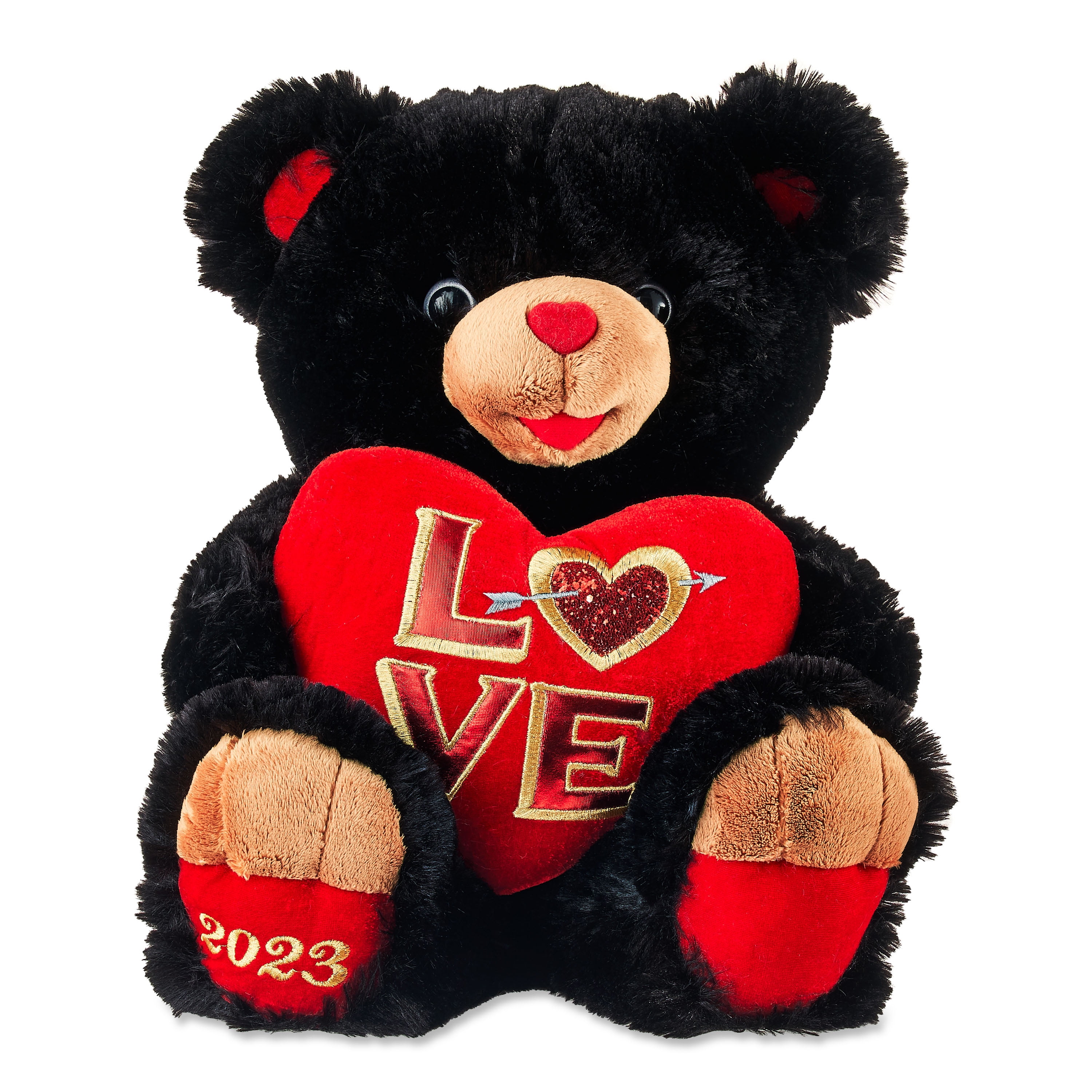 Way to Celebrate! Valentine’s Day 15in Sweetheart Teddy Bear 2023, Black