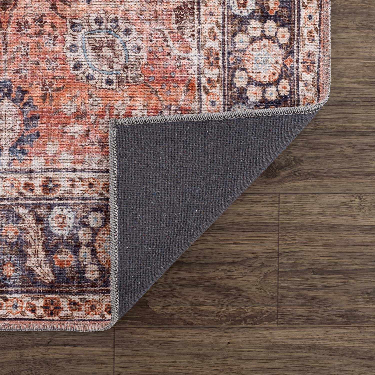Hauteloom Watchtower Machine Washable Runner Rug, Vintage