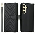 thumbnail image 2 of Designed for Samsung Galaxy A16 5G Case Wallet,Women Crossbody Flip Cover RFID Bloking PU Leather Stand Credit Card Holders Slots Wrist Strap Phone Case For Samsung Galaxy A16 5G, Black, 2 of 11