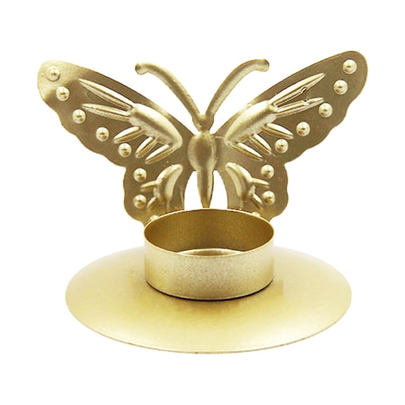 Fzaqwen Iron Butterfly Candle Holder Candleholder Valentine's Day Decor Party Supplies Valentine's Day Candle Holder for Wedding Home