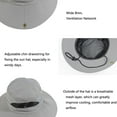 thumbnail image 5 of Sun Hats for Men/Women, Wide Brim Bucket Hat Waterproof Breathable Packable Boonie Hat for Fishing UPF 50 UV Protection, 5 of 7