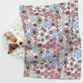 thumbnail image 6 of Yiaed Abstract Floral Print Dog Blankets-Cat Blanket Washable for Couch Protection,Puppy Blanket, Soft Plush Reversible Throw Furniture Protector-Large, 6 of 8