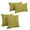 Avocado Green, variant on Double-corded Solid Outdoor Spun Polyester Throw Pillows with Inserts (Set of 4), Lime