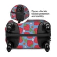 thumbnail image 2 of Disketp Hand Drawn Strawberry Elastic Travel Luggage Cover Travel Suitcase Protective Cover For Trunk Case Apply To 18''-32'' Suitcase Cover-X-Large, 2 of 7