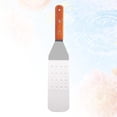 thumbnail image 5 of Monyance barbecue shovel Stainless Steel Long Spatula Wood Handle for Home Restaurant(14.37X2.87X0.79Inches), 5 of 10