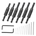 thumbnail image 1 of Juego de 18 brocas autocentrantes de 3/32", 7/64" y 1/8" para broca hexagonal de 1/4", broca central de cambio rápido para, 1 of 8