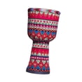 thumbnail image 4 of Tambor Djembe, instrumento musical de percusión, juguetes educativos sensoriales, tambor africano Rosa roja, 4 of 8