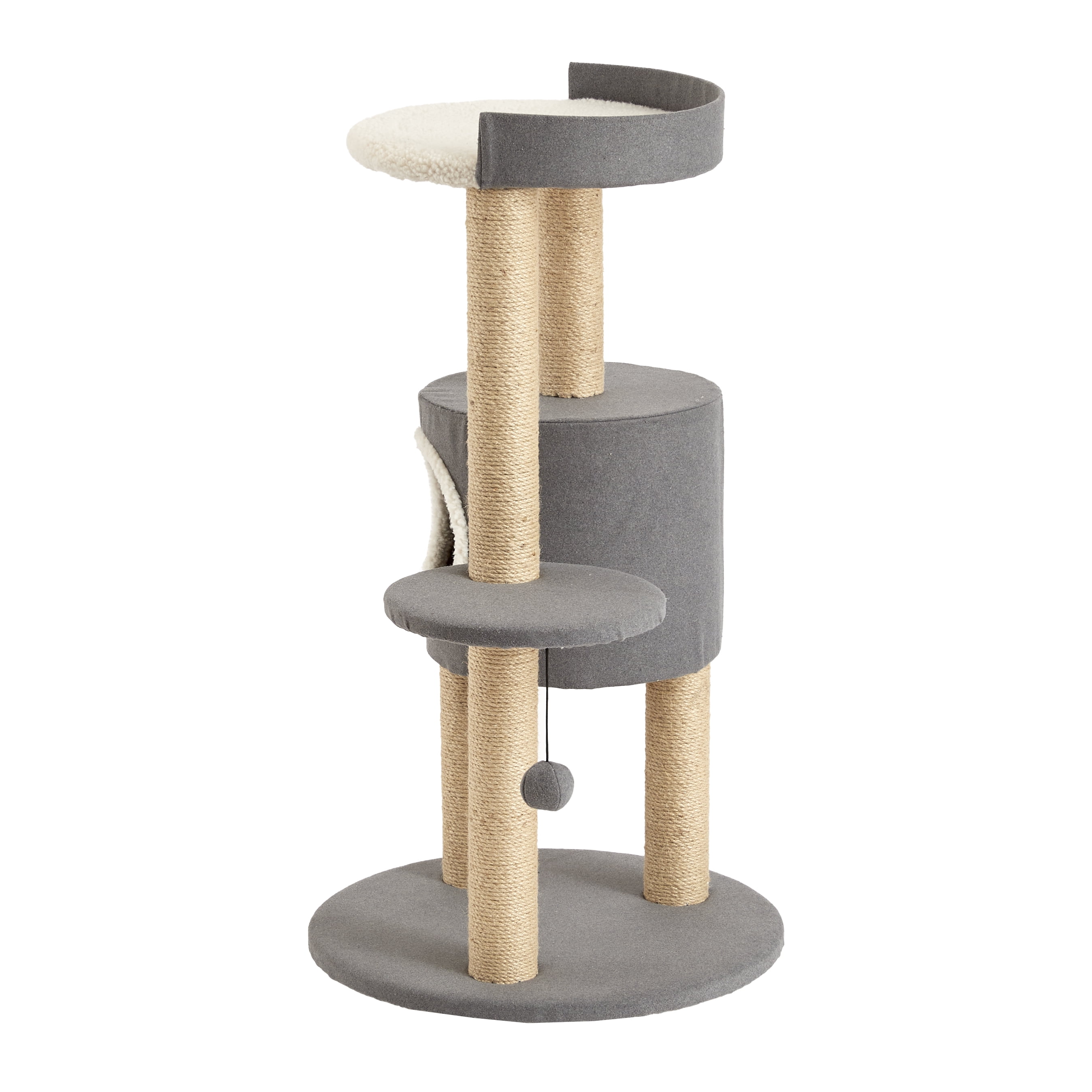 Two by Two Oak 4-Level Cat Tree and Tower