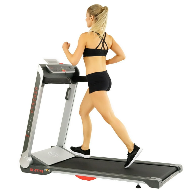 Sunny Health Fitness SF T7718 Strider Foldable Treadmill with 20 Belt Portable AUX Audio Walmart
