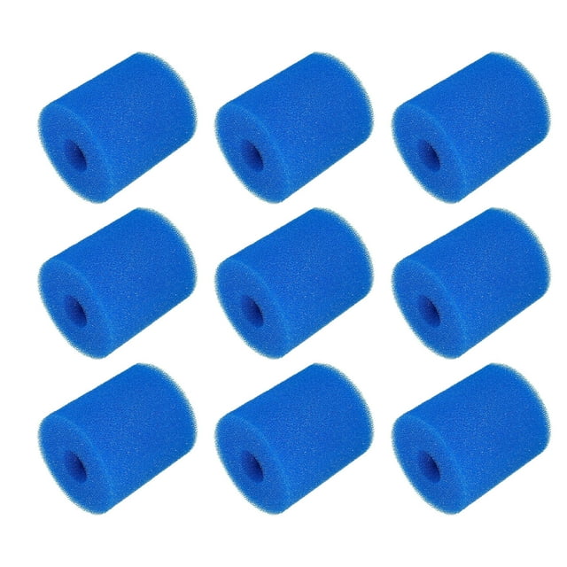 Cartouche de Filtre de Piscine de Remplacement, Éponge Lavable en Mousse, Cartouche de Mousse Adaptée à la Piscine, Filtre de Mousse Réutilisable