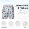 thumbnail image 5 of Balery Swimming Shark Mens Swim Trunks Swim Shorts for Men Quick Dry Inseam Beach Shorts with Compression Liner Pocket-Medium, 5 of 9