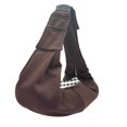 thumbnail image 1 of Bolsa de transporte para perros de color café, bandolera reversible para perros, bandolera ajustable para perros, bolsa de transporte para cachorros con gancho para collar para perros/gatos/conejos d, 1 of 5