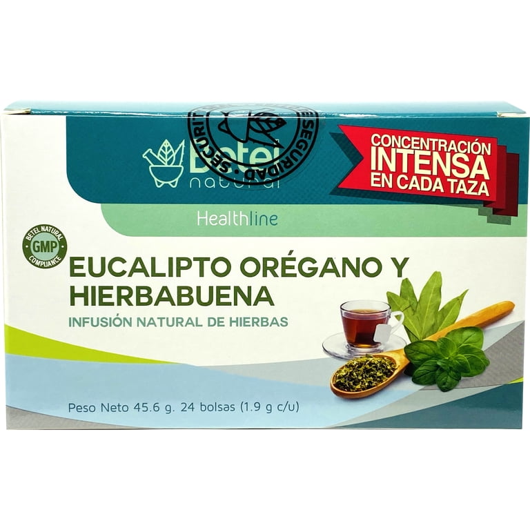 Betel Natural, Eucalyptus, Oregano & Peppermint Tea, 24 bags